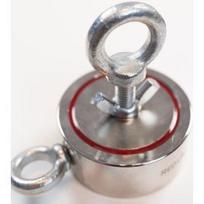 RED LINE MAGNET 240kg 2F120 (double sided) Searching neodymium magnet with 120kg breakaway force metalo detektorius 2F120