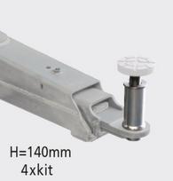 Guminis padukas H=140 mm greitam įstatymui, RAVAGLIOLI (S224A4)