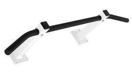 Prie sienos montuojamas skersinis SANRO LM-1 baltas-juodas, iki 150kg