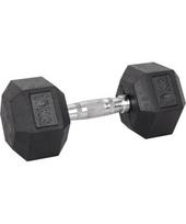 Šešiakampis hantelis inSPORTline Hexsteel 10 kg
