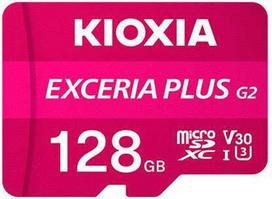 KIOXIA Micro SDXC EXCERIA PLUS G2 128GB V30 LMPL2M128GG2