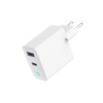 Gembird 2 Port 30W GaN USB Fast Charger LED White TA-UC-PDQC30L-W-01 Baby video monitor, Keyboard, Mobile computer, Mobile phone, Netbook, Portable speaker, Smartphone, Tablet White AC Fast charging I