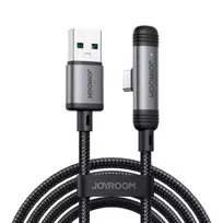 Joyroom USB - Type-C EnjoyX Series 90 Degree Cable A56, 3A, 480mb/s, 1.2m / black