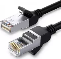 „Ugreen“ tinklo kabelis su metalinėmis kištukais, Ethernet RJ45, Cat.6, UTP, 5 m (juodas)