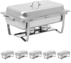 Royal Catering Maisto šildytuvas makaronams GN 1/1 7,5 l PLIENAS - 6 vnt. rinkinys.