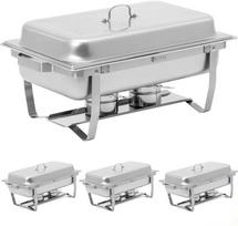 Royal Catering Buffet bain-marie maisto šildytuvas pastai GN 1/1 7,5 l PLIENAS - rinkinyje 4 vnt.