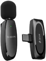 Devia mikrofonas išmaniesiems telefonams Kintone USB-C juodas