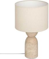 Lamp ERIN stalinė lempa su travertino pagrindu, Ø 28 x 47,5 cm