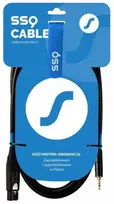SOUND STATION QUALITY (SSQ) Ssq xlrmi0.5 - xlr moteriškas / 3,5 stereo lizdas