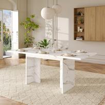 Valgomasis stalas, MDF, 140-180x80 cm, 60 kg, 1 vnt