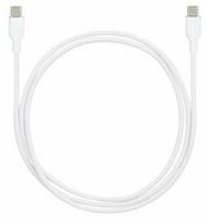 Laidas Toti, 2 x USB Type C, 100 cm, balta sp.