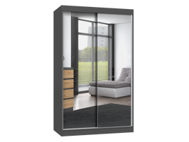 Spinta IGA 120/A, antracito sp., 120 cm x 61 cm x 200 cm, su veidrodžiu