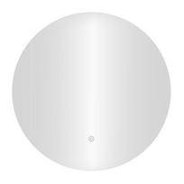 Veidrodis ModernHome VKM-ECO-3-80, su apšvietimu, kabinamas, 80 cm x 80 cm, sidabro sp.