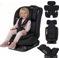 Automobilinė kėdutė su reguliuojama galvos atrama, montavimas diržais Lionelo Aart I-Size Black Red, 0-36 kg, 40-150 cm