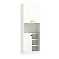 Stovinti virtuvės spintelė. Balta spintelė, 60 cm