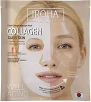 „Iroha Nature“ kolageno spalvą keičianti hidrogelio kaukė, 1 vnt.