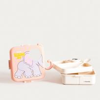 Homla pietų dėžutės rinkinys Petpack, rožinis/įvairių spalvų, 1590 ml + 70 ml, 2 dalių