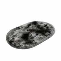 Veltinio kilimėlis, ovalus, smėlio spalvos, 1 vnt., Tie-dye Black - 40*60cm/15.75*23.62in