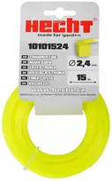 Pjovimo valas žoliapjovėms HECHT 10101524, 2,4 mm x 15 m