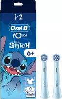 Dantų šepetėlis Oral-B iO Kids 6+ elektrinio dantų šepetėlio antgaliai Disney Stitch, mėlyni, 2 vnt.