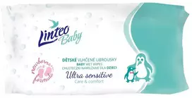 Linteo Baby Ultra Sensitive drėgnos servetėlės kūdikiams, 64 vnt.