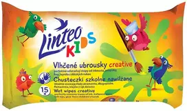 Linteo Baby Kids drėgnos servetėlės 15 vnt.