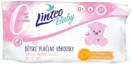 Linteo Baby drėgnos kūdikių servetėlės su medetkų ekstraktu, 24 vnt., minkštos ir kreminės