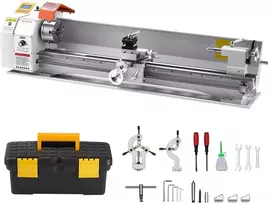 Tikslios stalinės tekinimo staklės metalui/medienai 220x1000mm