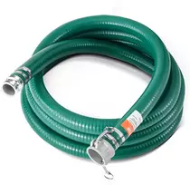 Įsiurbimo žarna 50.8 mm x 6.10 m. žalia. su camlock jungtimis ir aliuminio movomis