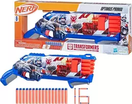 NERF Transformers Ink Optimus Primal F9716 F9715 šautuvo rinkinys