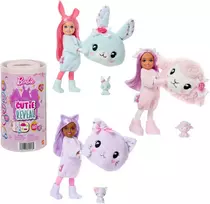 Barbie Cutie Reveal Chelsea lėlė saldūs kaspinėliai JMW63