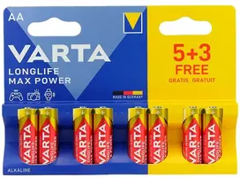 Baterija - VARTA LR6 Max Power AA Alkaline 8 vnt.