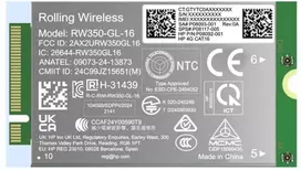 Maršrutizatorius Hewlett Packard (HP) 4G LTE Advanced Pro (16 kategorijos) WWAN modemas B8BD2AA