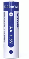 Baterijos – XTAR R6/AA 1,5 V 2 000 mAh įkraunamos ličio jonų baterijos, 4 vnt.