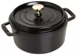 Zwilling Kepimo Indas - Staub Apvali Ketaus Keptuvė 18 cm Juoda
