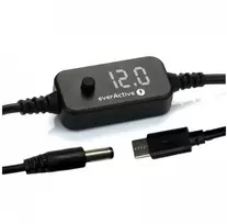 Adapteriai - „everActive AD-PD65“ universalus įtampos adapteris 5–20 V nuolatinė srovė, USB-C PD, 10 kištukų