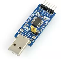 Keitiklis USB-UART FTDI FT232RL, USB kištukas, Waveshare 6170