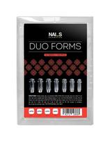 Nails Cosmetic nagų prailginimo formelės Nails DUO Top Forms Nr2 120vnt