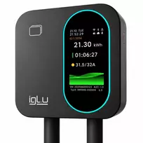 Iglu KALLIK Home 22 kW įkrovimo stotelė su Type 2 kabeliu ir DLM komplekte