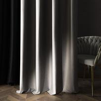 Markizeta naktinė užuolaida Blackout, 140x250 cm, pilka