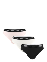 HUGO - Triplet Thong Stripe - Stringai - Marga / raštuota