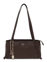 GUESS - Devon Shoulder Satchel - Rankinė - Ruda