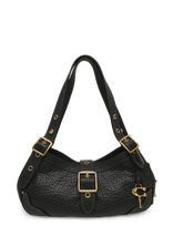 Coach - Textured Pebble Leather Drifter Shoulder Bag 31 - Rankinė - Juoda