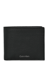 Calvin Klein - Foil Emboss Bill Fold - Klasikinė piniginė - Juoda