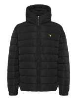 Lyle & Scott - Hooded Quilted Jacket - Paminkštinta striukė - Juoda