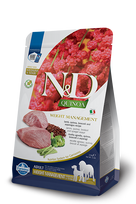 FARMINA N&D QUINOA - WEIGHT MANAGEMENT Lamb&Broccoli ADULT MED&MAX sausas maistas šunims, 7 kg