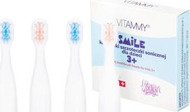 Elektrinio dantų šepetėlio antgalis Vitammy Smile Minimini+ antgaliai vaikams, 4 vnt.