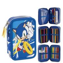 Sonic the Hedgehog užpildyta pieštukų dėžutė 3 lygis