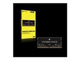 CORSAIR VENGEANCE DDR4 16GB 1x16GB 3200MHz SODIMM Unbuffered 22-22-22-53 Black PCB 1.2V