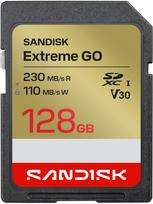 SANDISK 128GB Extreme GO UHS-I U3 V30 SD memory card (SDSDXGN-128G-GNCIN)